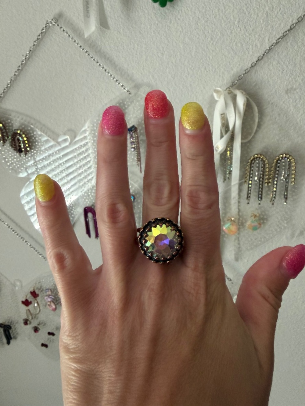 Feed Me Gems Queen Ring - Size 8